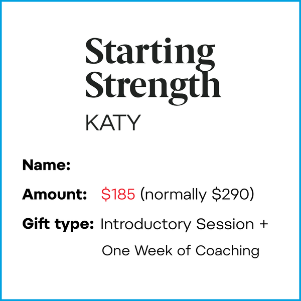 Give the Gift of Strength This Mother's Day: Introductory Session + One Week of Coaching