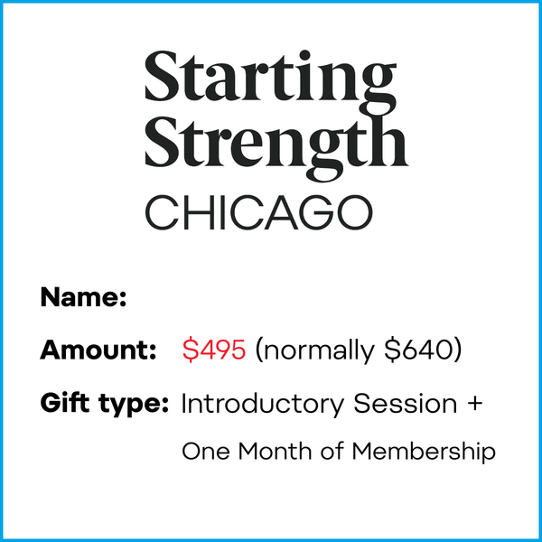 Gift Card - Get Stronger in 2025 | Intro Session + One Month of Membership