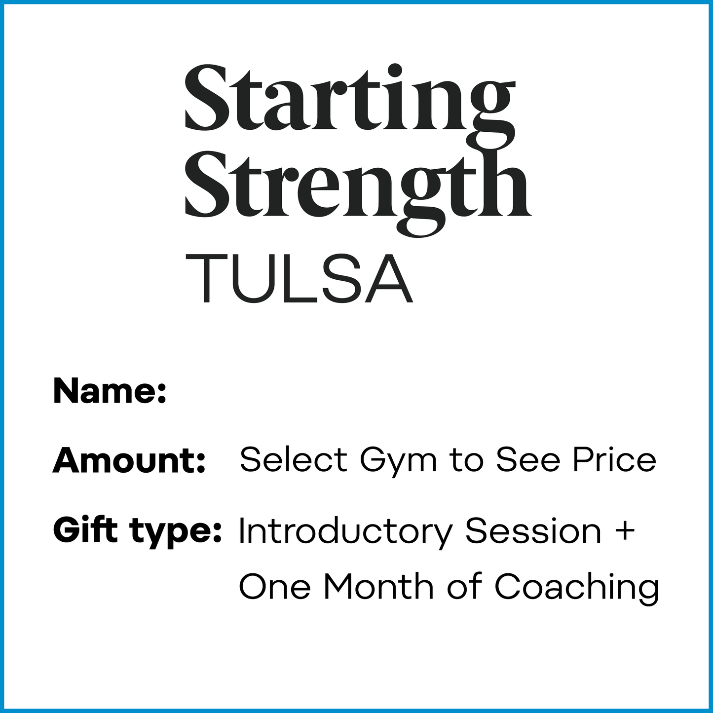 Gift Card | Intro Session + One Month of Coaching