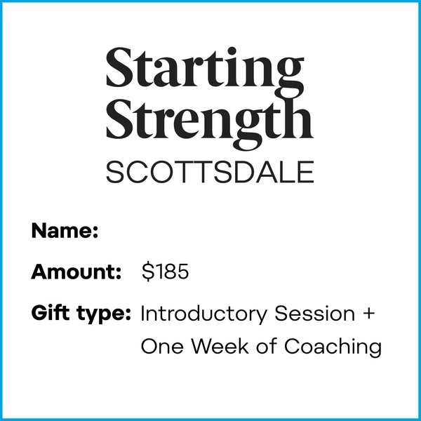 Gift Card | Intro Session + One Week of Coaching